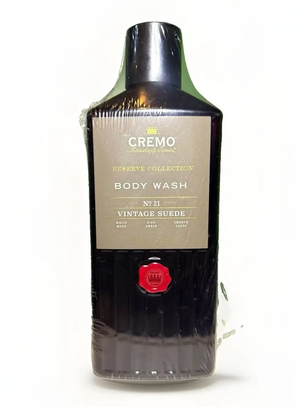 Cremo Reserve Collection Men’s Body Wash No. 21 Vintage Suede 16 fl oz New